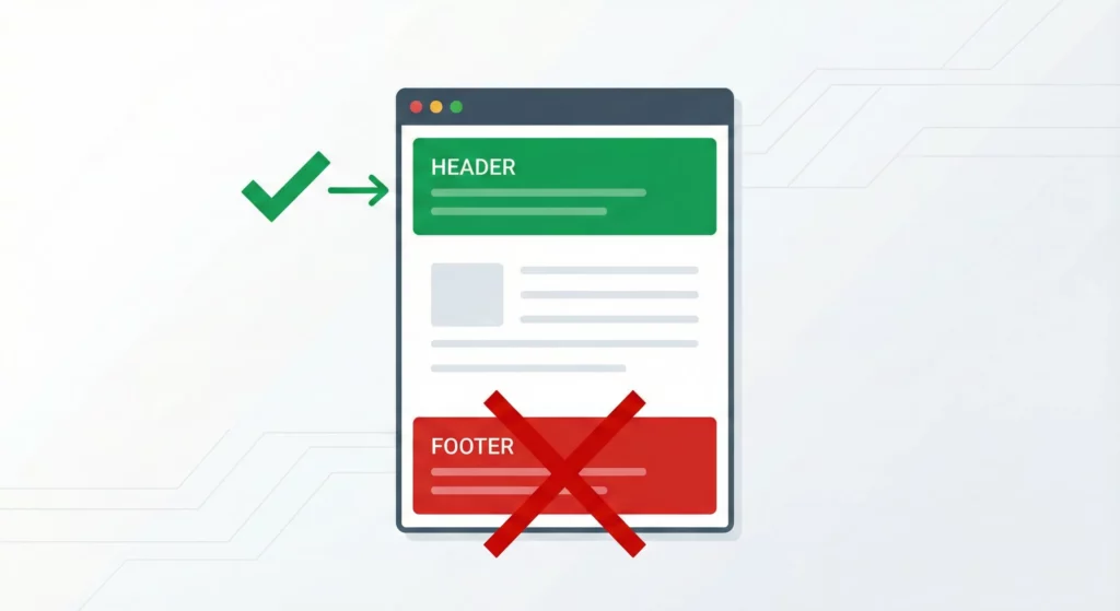 Diagram showing correct placement of GA4 tracking code in HTML head section