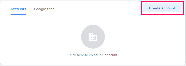 Click the Create Account button